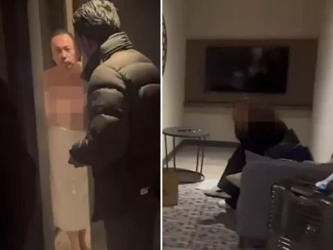 Uşak Belediye Başkanı Özkan Yalım’ın otel odasında gözaltına alındığı anlar