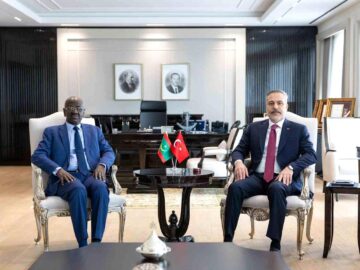 Dışişleri Bakanı Hakan Fidan, Moritanya ile İkili İlişkileri Geliştirmek Üzere Merzoug ile Görüştü
