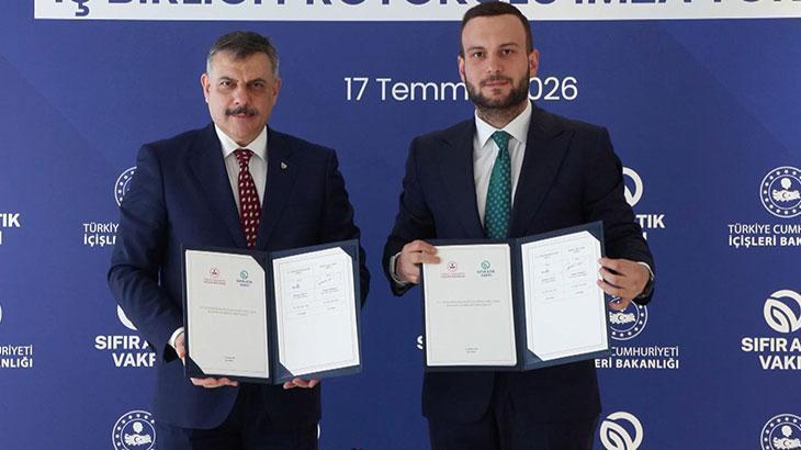 Icisleri bakanligi ile sifir atik vakfi arasinda sifir atik isbirligi protokolu imzalandi M7eZj9hW